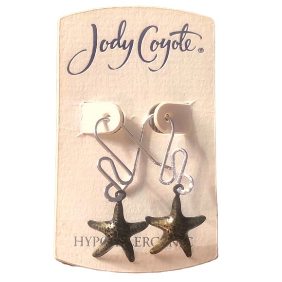 Jody Coyote Jewelry - Jody Coyote Bronze Starfish drop earrings